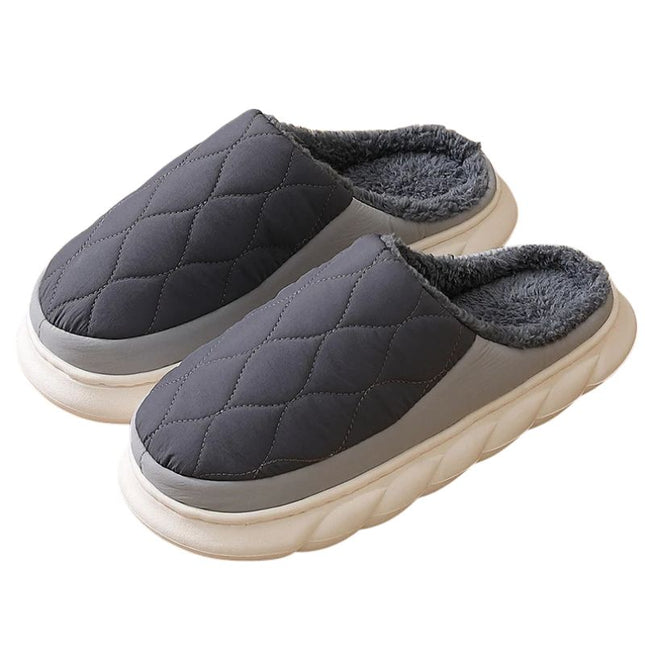 Chaussons pour homme gris