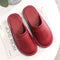Mules en cuir pour hommes rouge