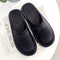 Mules en cuir pour hommes noir