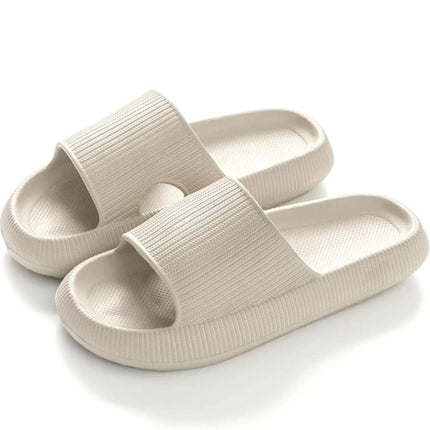 Claquettes Antidérapantes pour Homme et Femme beige
