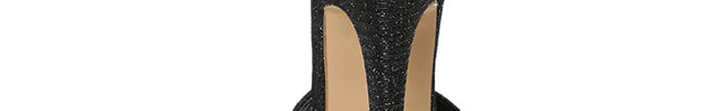 Sandales haute à paillettes 2