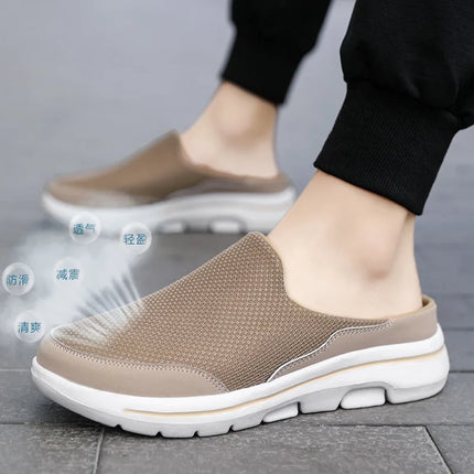 Mules décontractées en maille pour hommes