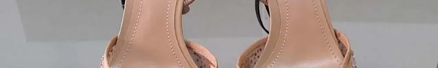 Sandales à talon brillante 2