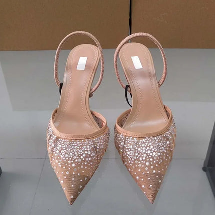 Sandales à talon brillante 2
