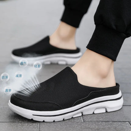 Mules décontractées en maille pour hommes 2