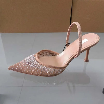 Sandales à talon brillante 3