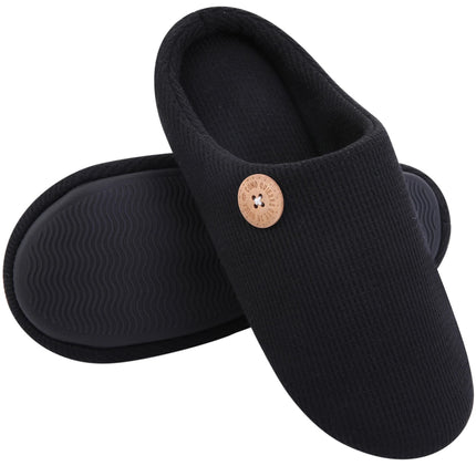 Chaussons intérieurs pour homme noir