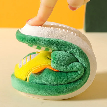 Chaussons dinausore pour bébé souple
