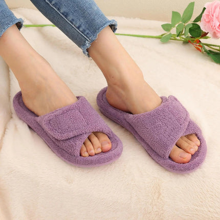 Sandales orthopédiques à peluche